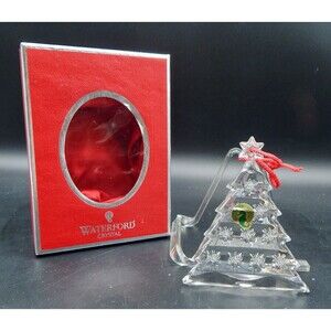 Waterford Crystal Christmas Tree 5.5 Inch Ornament 2005 Ireland